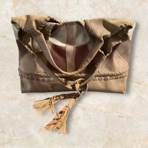 Steve Madden J Merlot Camel TOBO Shoulder Bag. New - Picture 2 of 9